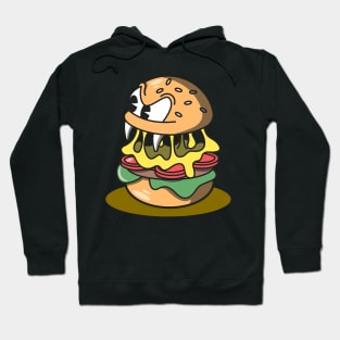 burger monster Hoodie